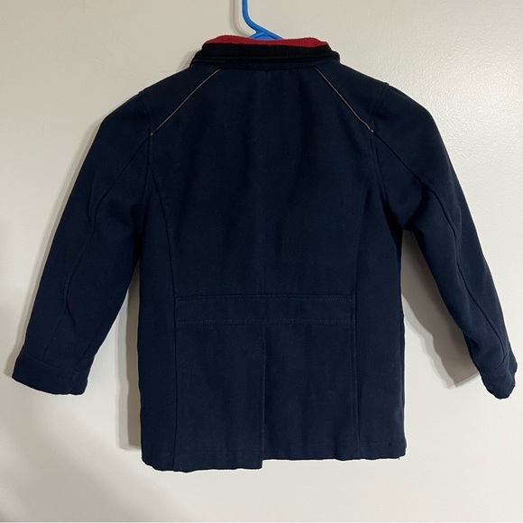 Boys Urban Republic 2008 Wool Blend Peacoat Zip & Snap Closure Size 5/6 Navy - Picture 10 of 10